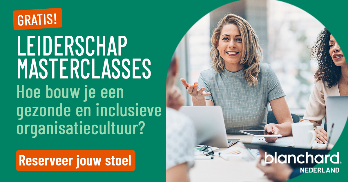 Blanchard Leadership Masterclasses op 22 en 28 november